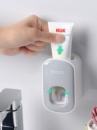 Wall Mounted Automatic Toothpaste Holder - Bathroom Accessories Set Dispenser - NYCD LIFESTYLE