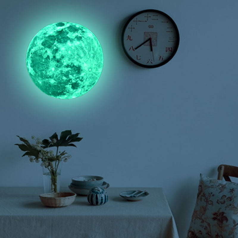 Luminous Lunar Wall Stickers - Environmental Recycling Theme - NYCD LIFESTYLE