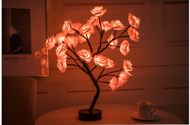 Rose Flower Lamp - USB/Battery Operated LED Table Lamp - NYCD LIFESTYLE