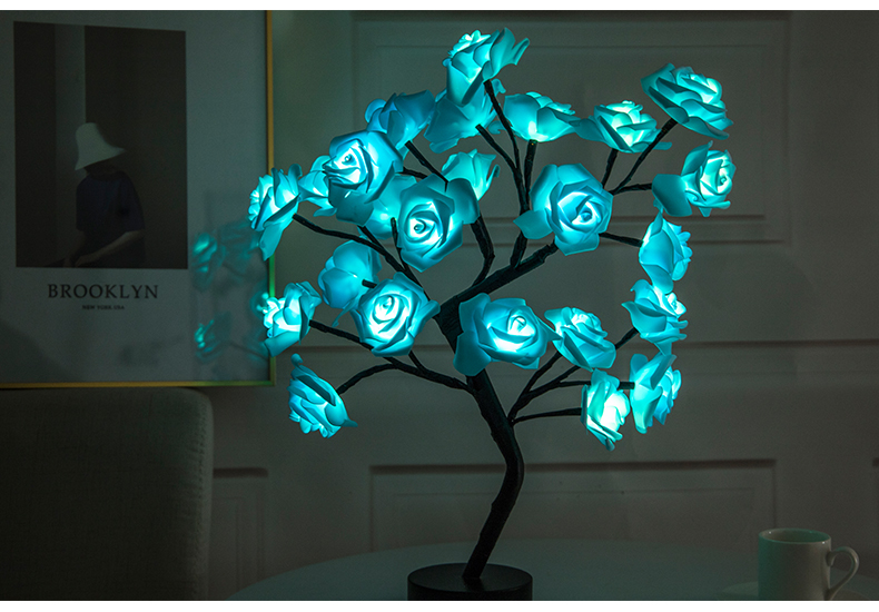 Rose Flower Lamp - USB/Battery Operated LED Table Lamp - NYCD LIFESTYLE