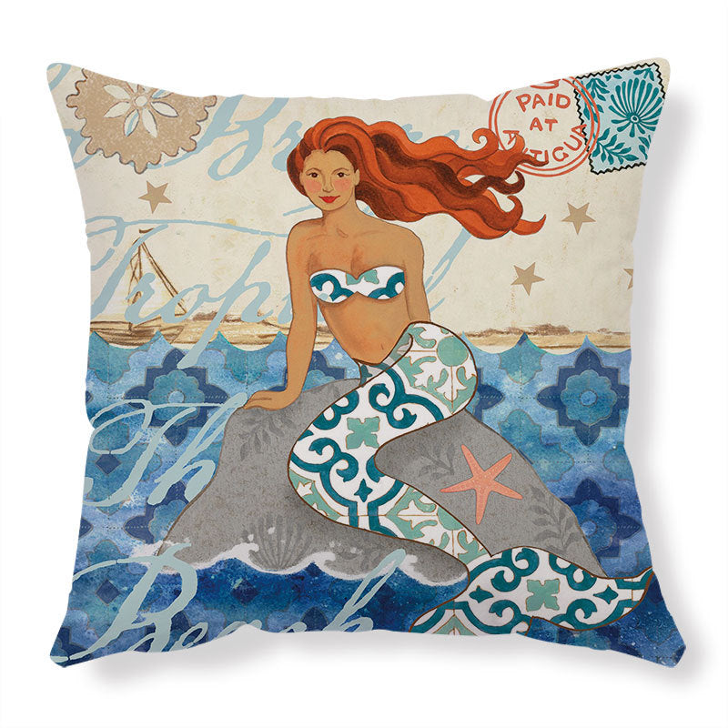 Sea Turtle Printed Cushion Covers - Throw Pillow Cases - NYCD LIFESTYLE