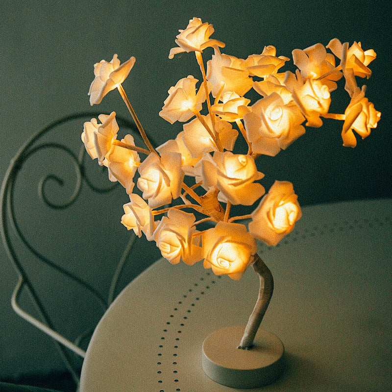 Rose Flower Lamp - USB/Battery Operated LED Table Lamp - NYCD LIFESTYLE