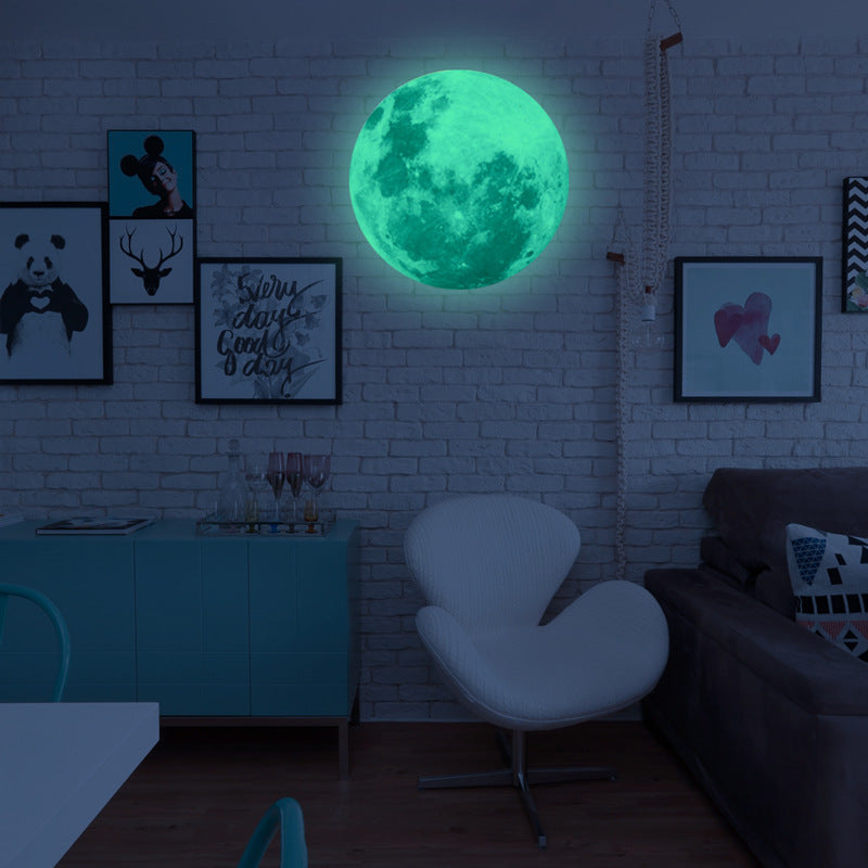 Luminous Lunar Wall Stickers - Environmental Recycling Theme - NYCD LIFESTYLE