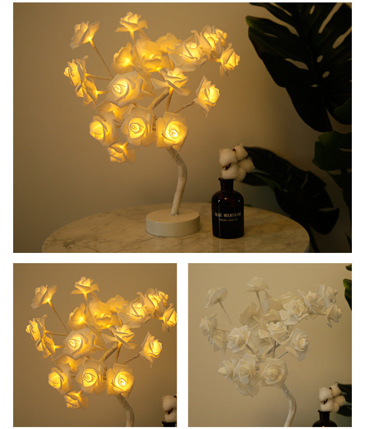 Rose Flower Lamp - USB/Battery Operated LED Table Lamp - NYCD LIFESTYLE