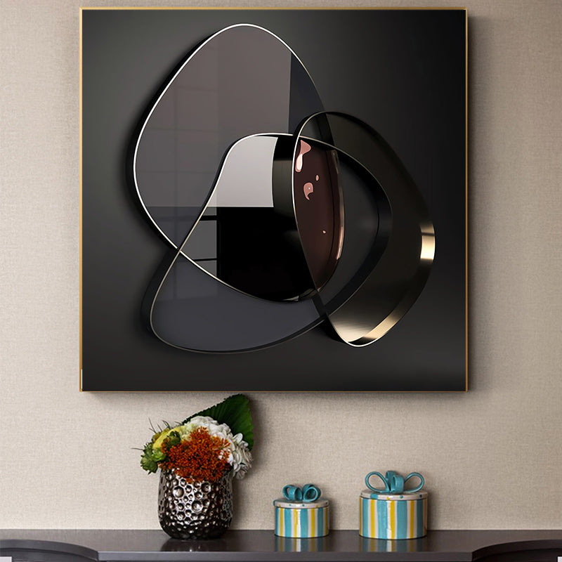 Modern Abstract 3D Metal Wall Art Canvas Painting - NYCD LIFESTYLE