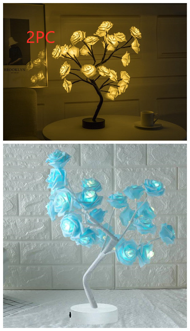 Rose Flower Lamp - USB/Battery Operated LED Table Lamp - NYCD LIFESTYLE