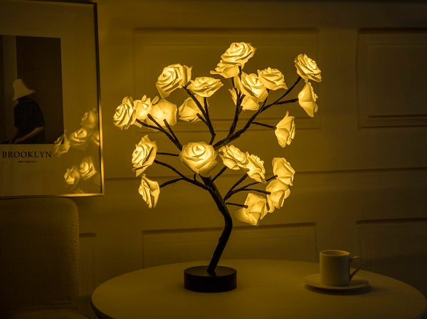 Rose Flower Lamp - USB/Battery Operated LED Table Lamp - NYCD LIFESTYLE