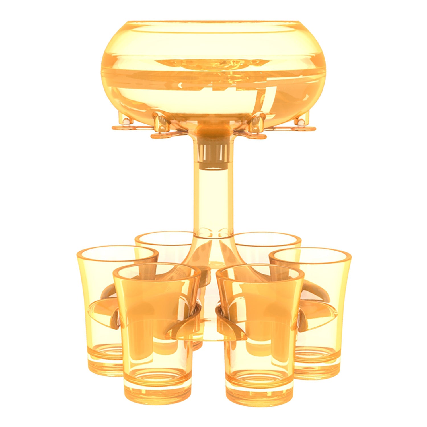 6-Shot Glass Dispenser Holder - Bar Party Game Accessory - NYCD LIFESTYLE