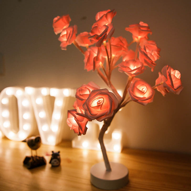 Rose Flower Lamp - USB/Battery Operated LED Table Lamp - NYCD LIFESTYLE