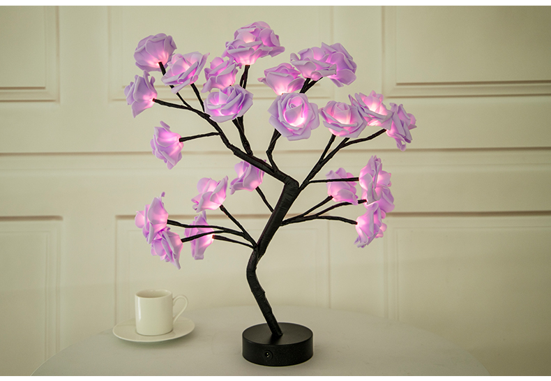 Rose Flower Lamp - USB/Battery Operated LED Table Lamp - NYCD LIFESTYLE