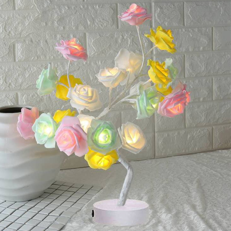 Rose Flower Lamp - USB/Battery Operated LED Table Lamp - NYCD LIFESTYLE