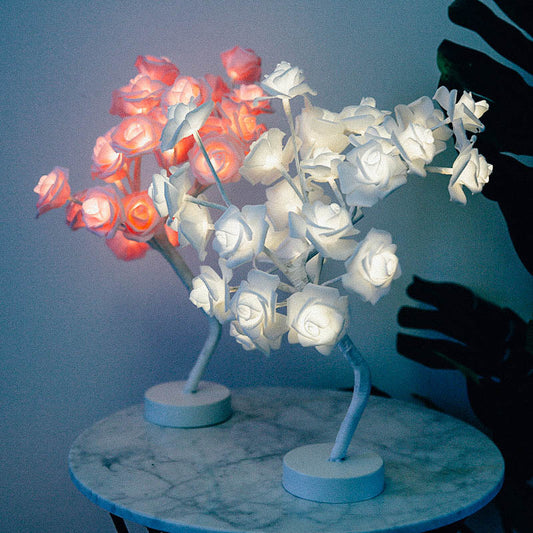 Rose Flower Lamp - USB/Battery Operated LED Table Lamp - NYCD LIFESTYLE