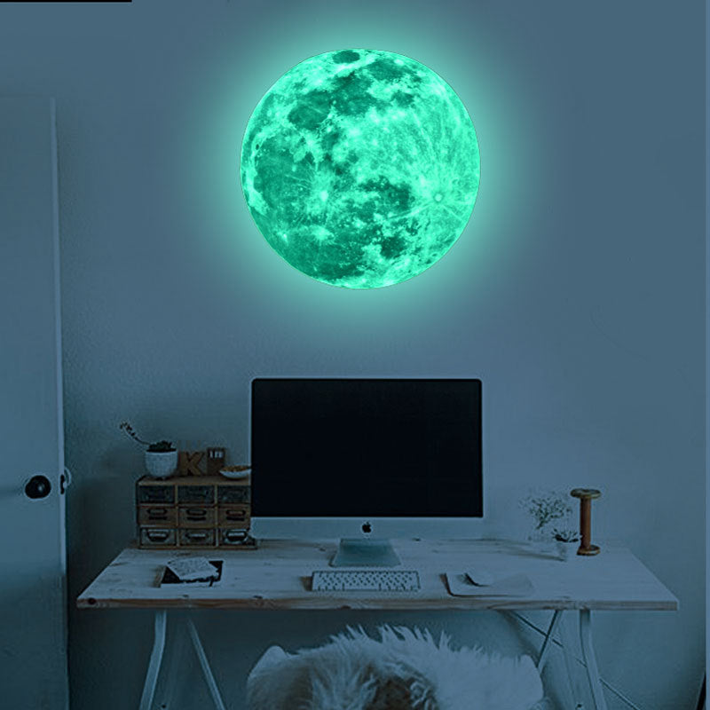 Luminous Lunar Wall Stickers - Environmental Recycling Theme - NYCD LIFESTYLE